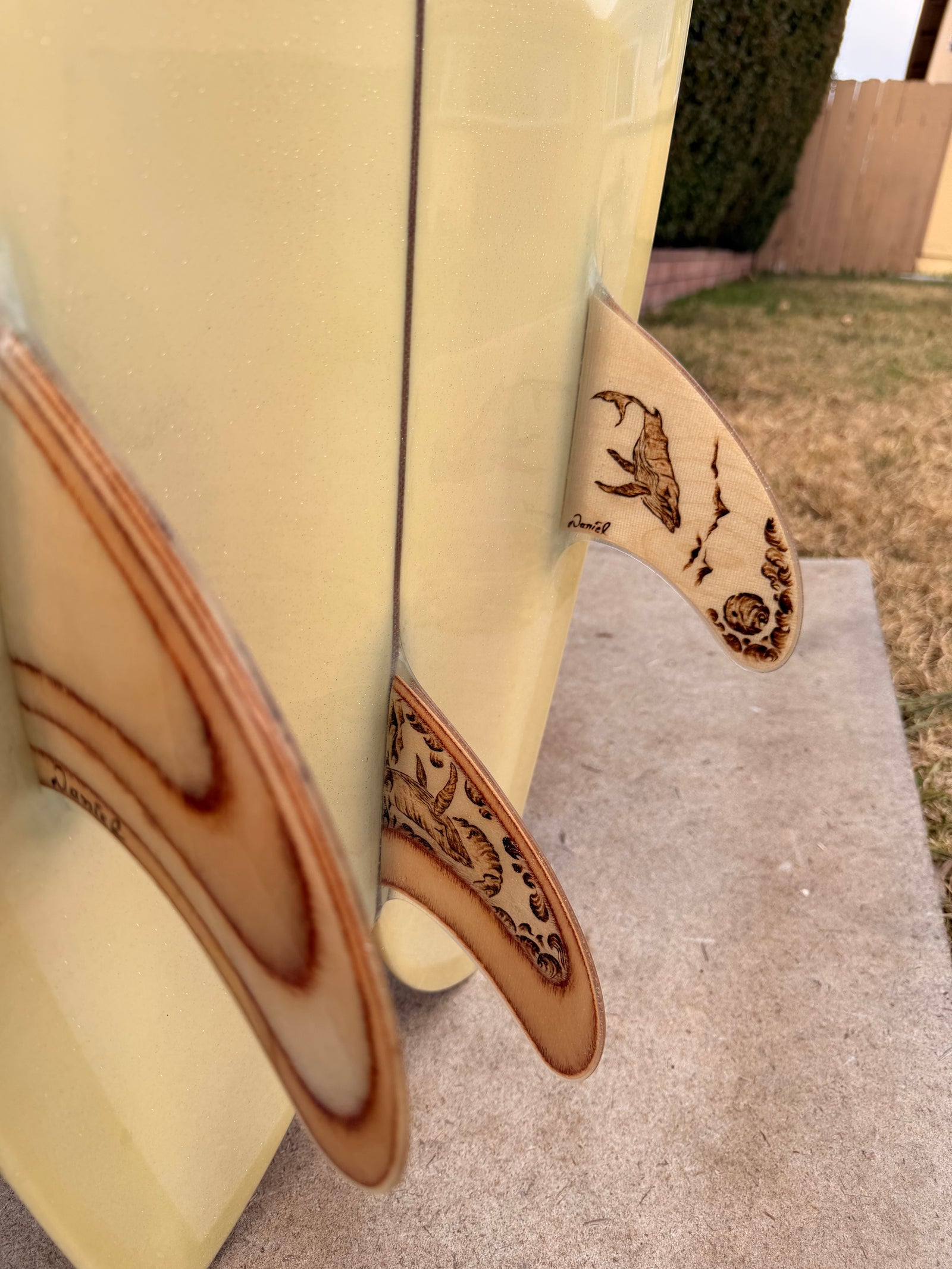 Michael Miller Surfboard 8’ Drifter w/ Custom Fins