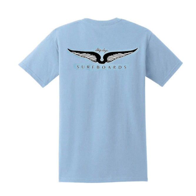 Skip Frye Surfboards T-shirt in Light Blue