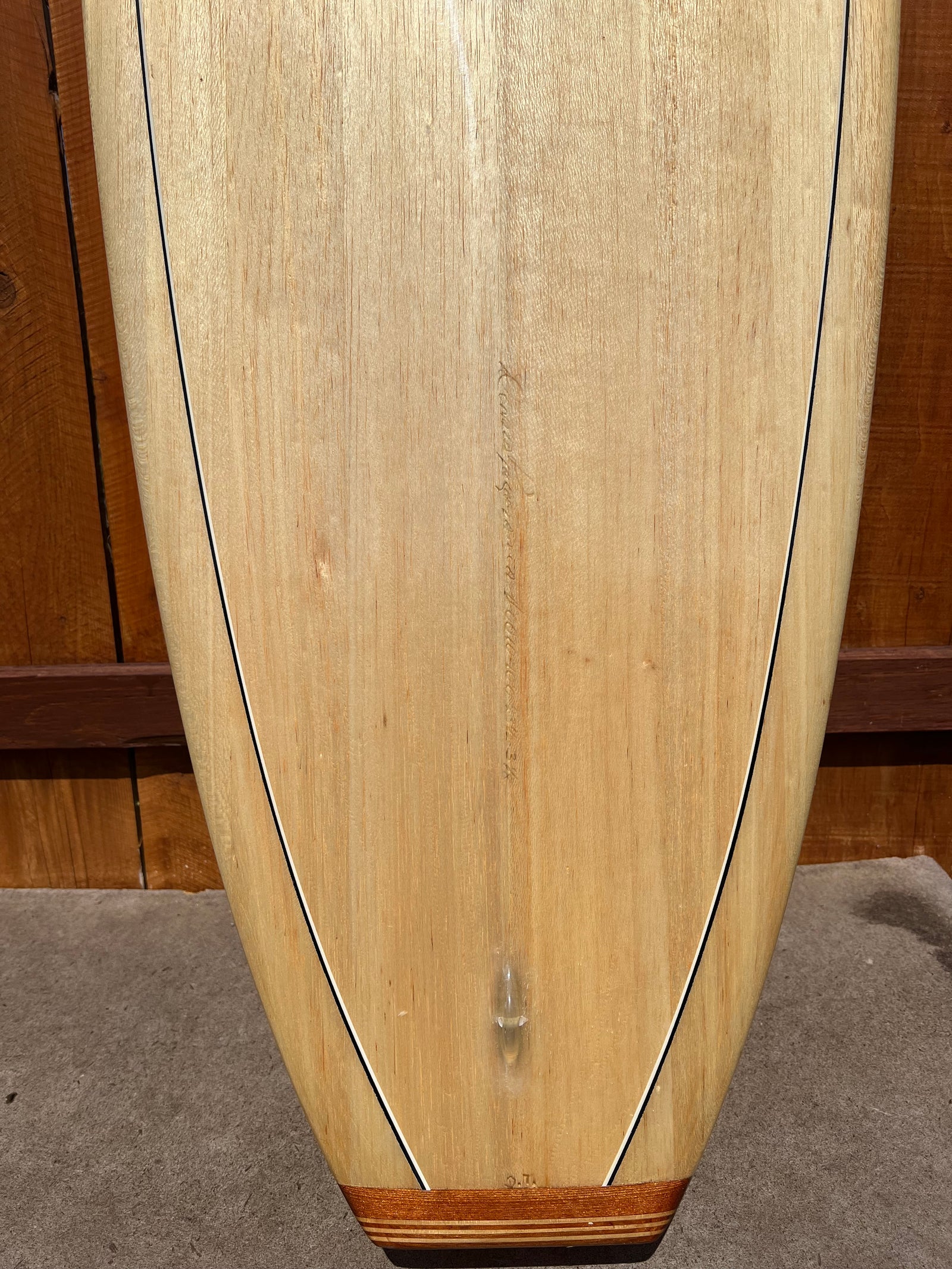 Donald Takayama 10’ Balsa Model T Surfboard
