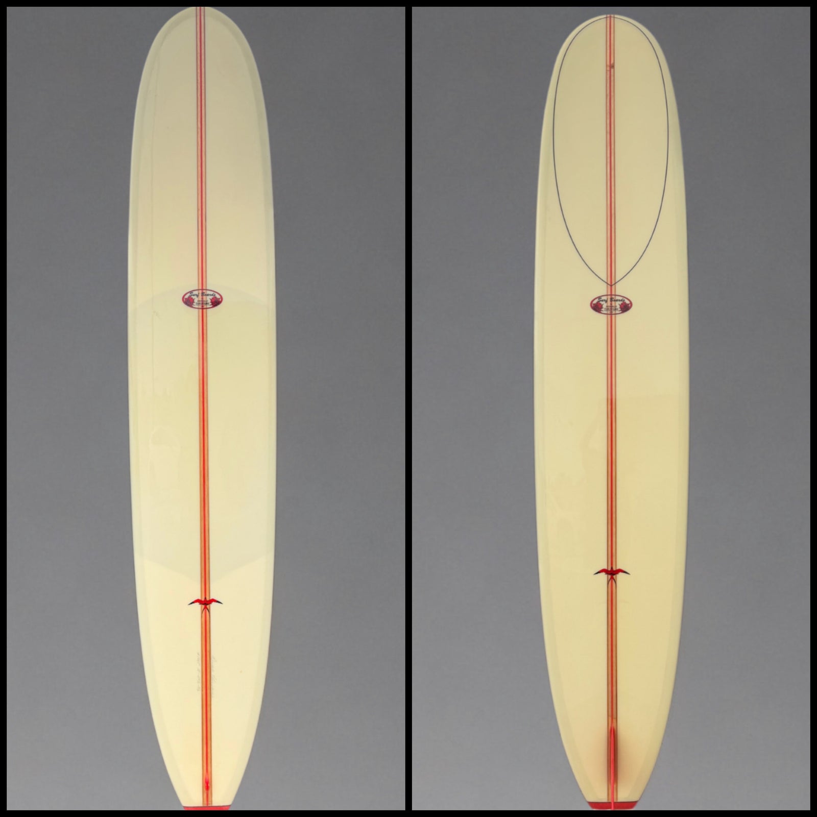 Donald Takayama Handshape 10’ Classic Noserider circa 2004