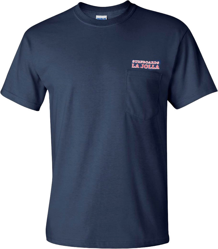 Surfboards La Jolla Tee - Navy