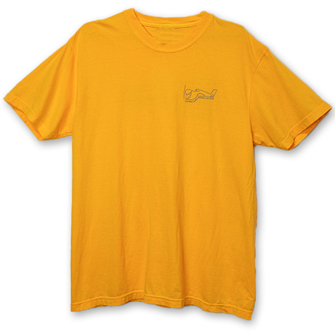 George Greenough airplane shirt- Gold