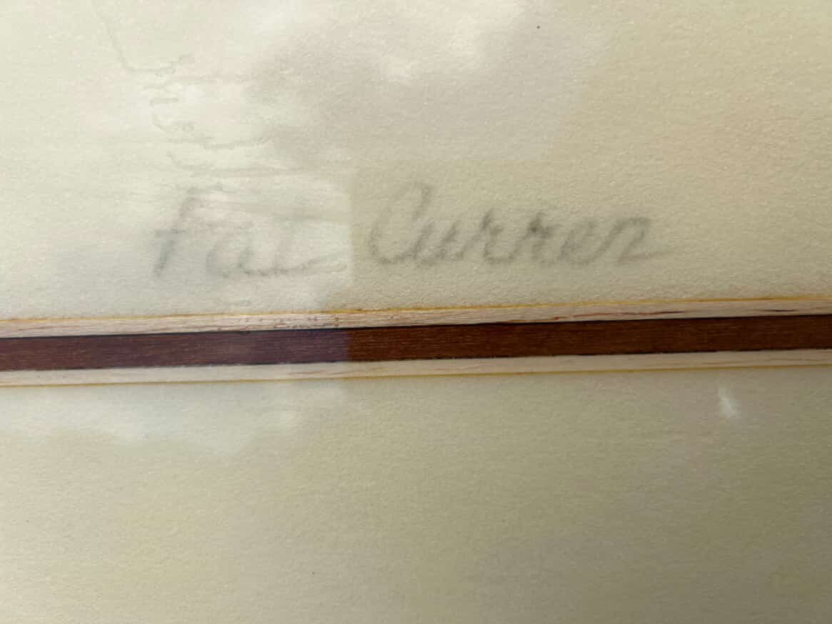 Pat Curren 10’ Three Stringer Gun from 2017