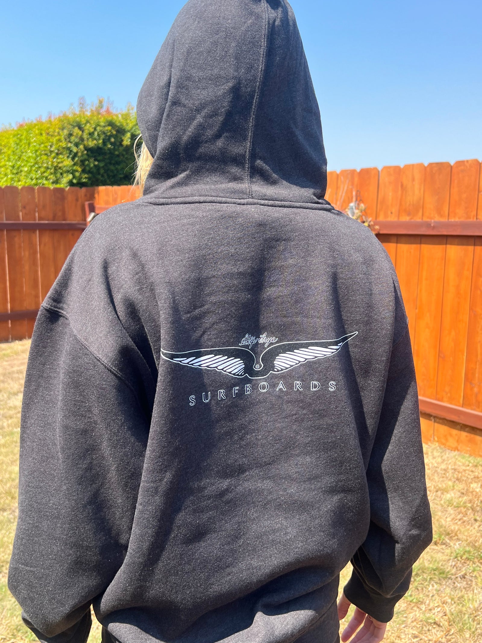 Skip Frye Hooded Sweatshirt Graphite Black