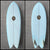 Roy Sanchez 5'6" Fish Surfboard- Ice Blue Tint