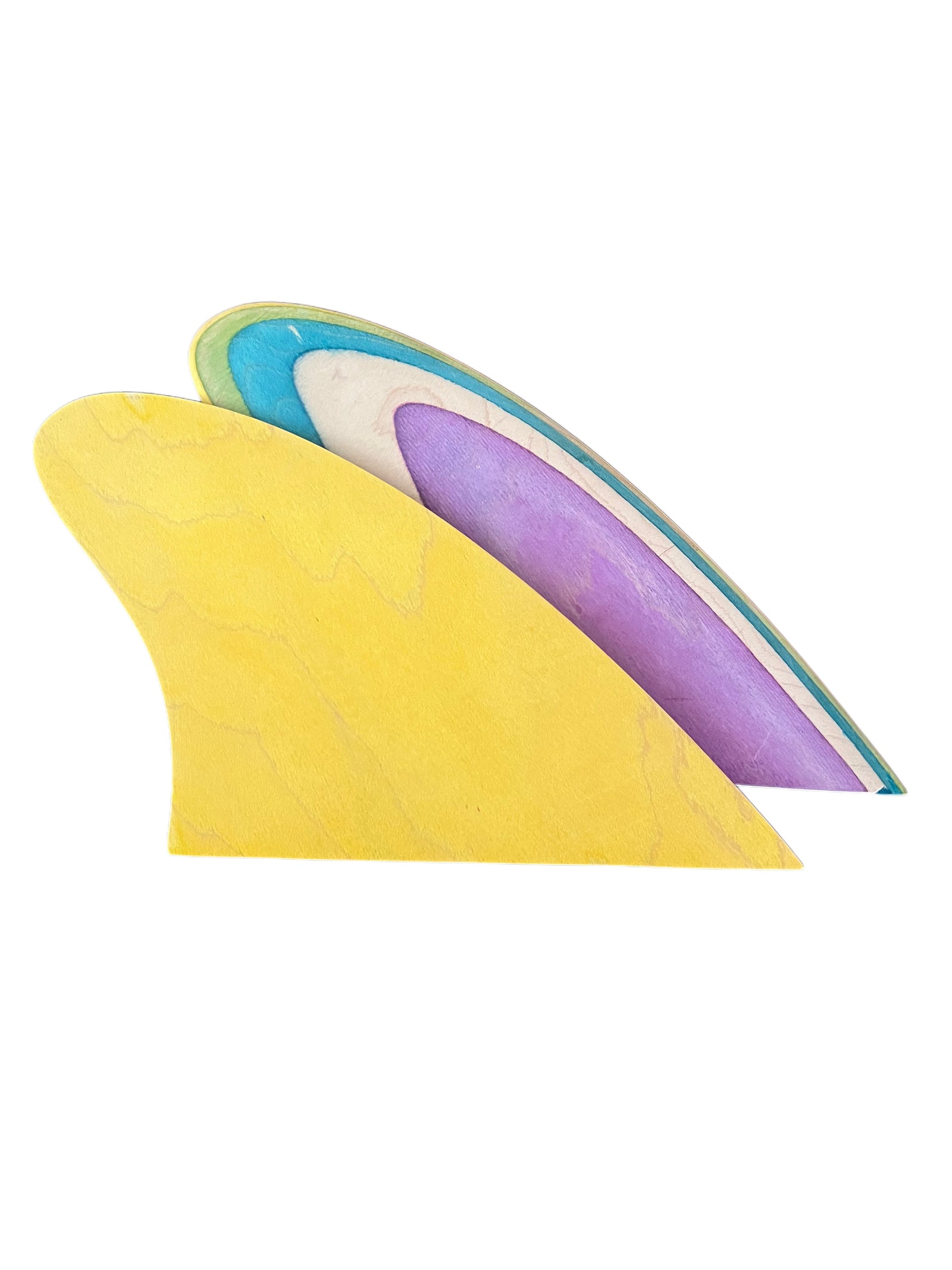 Danny DiCola Custom Keel Fins- skateboard ply