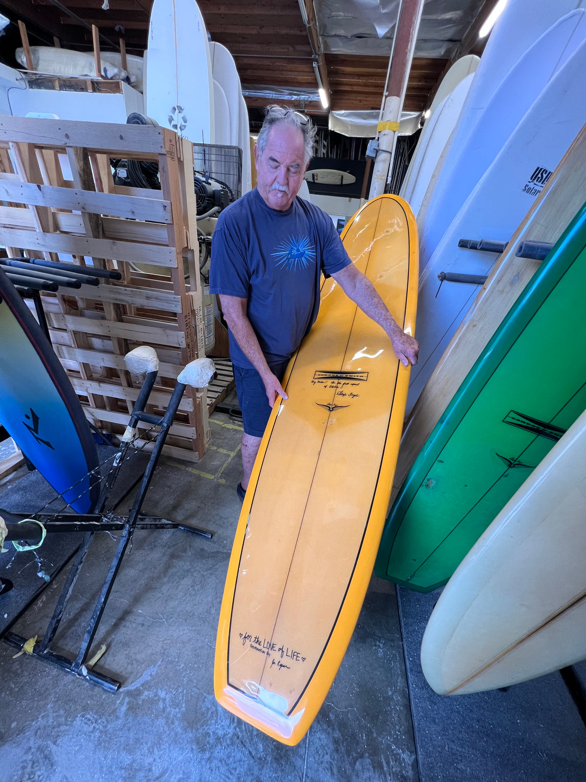 Skip Frye 8’8” 1968 Vee Bottom From Rusty Preisendorfers collection
