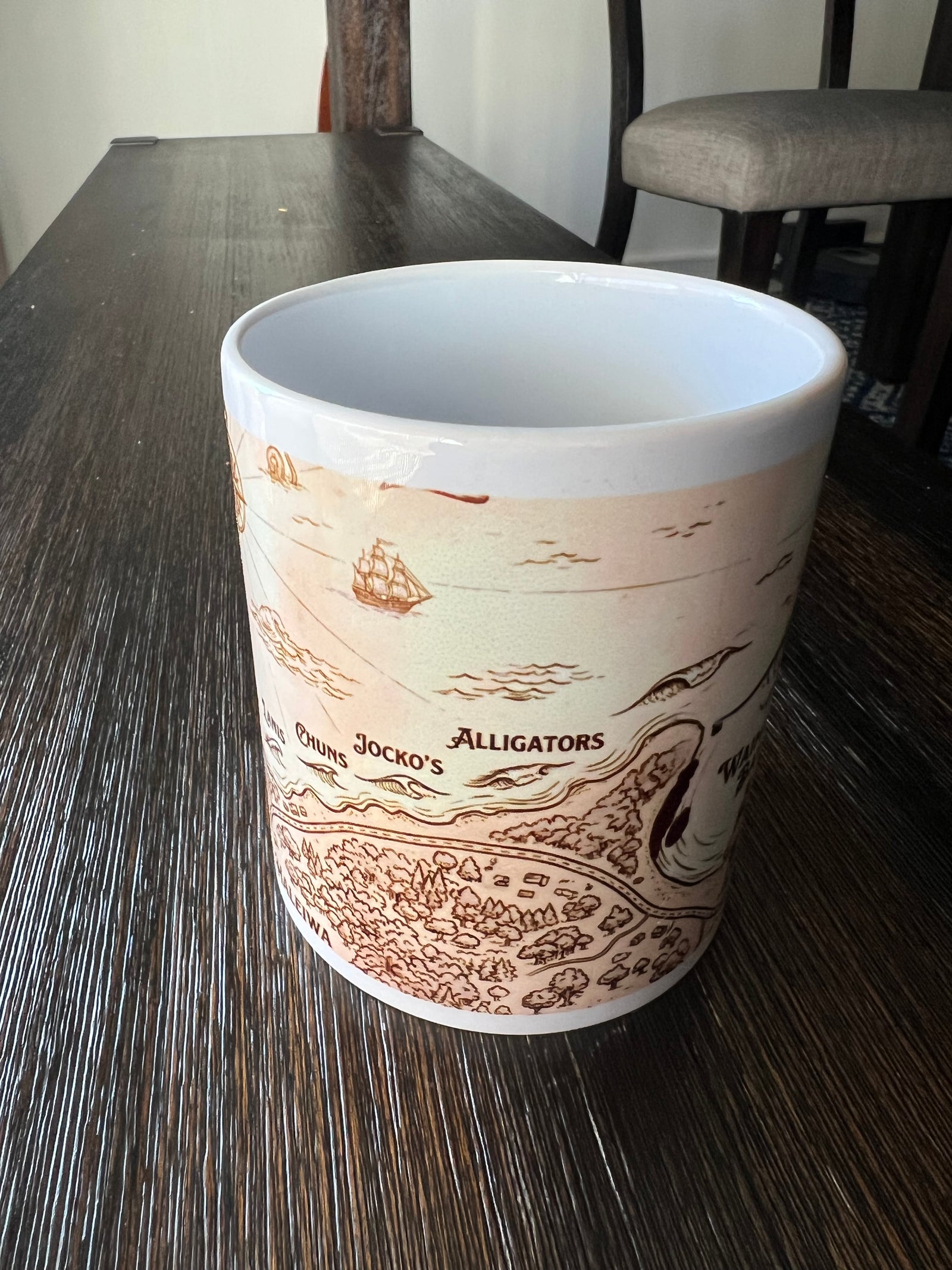 North Shore Map Coffee Mug