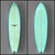 Skip Frye Surfboard 6’6” Swish