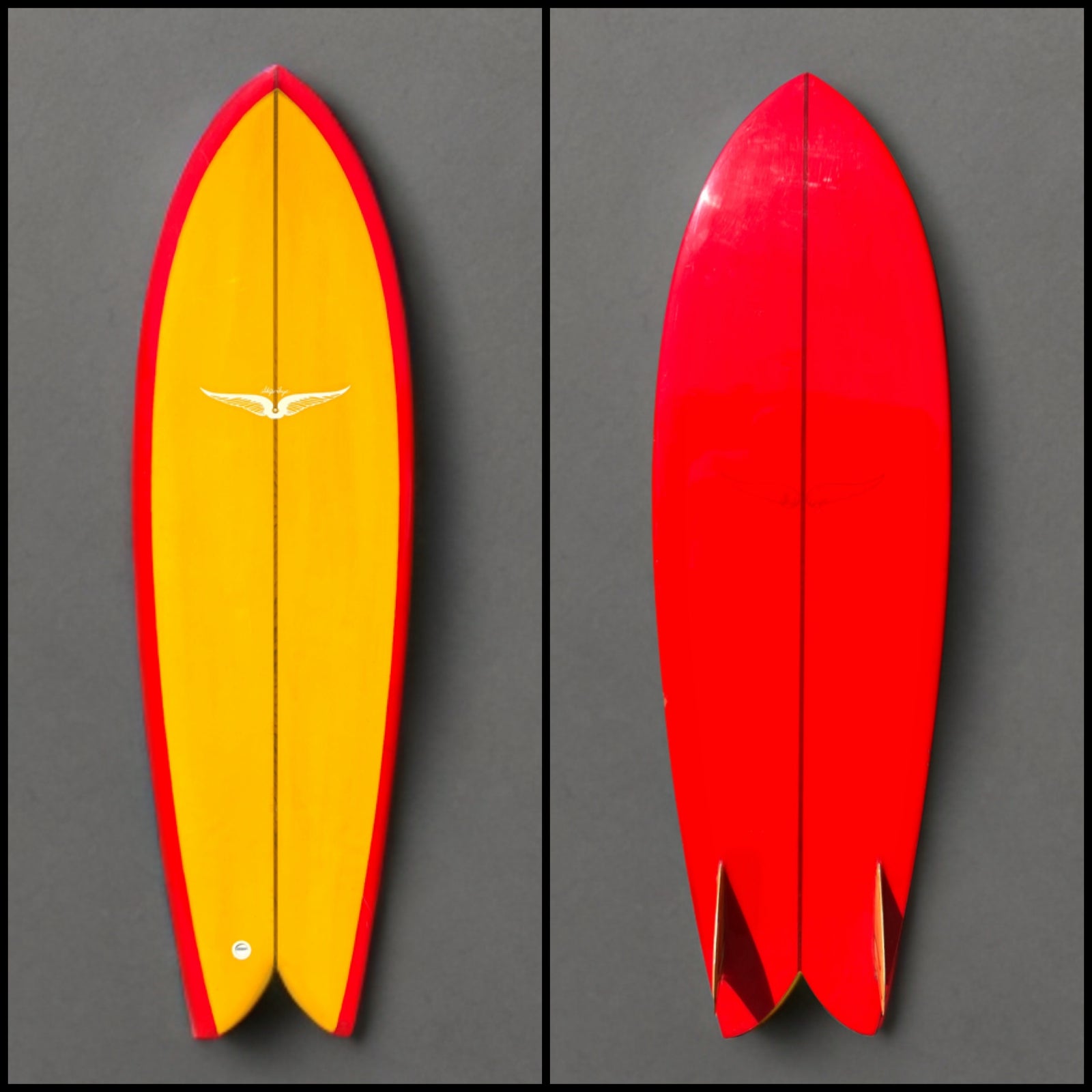 Skip Frye 5’10” Classic Fish Surfboard