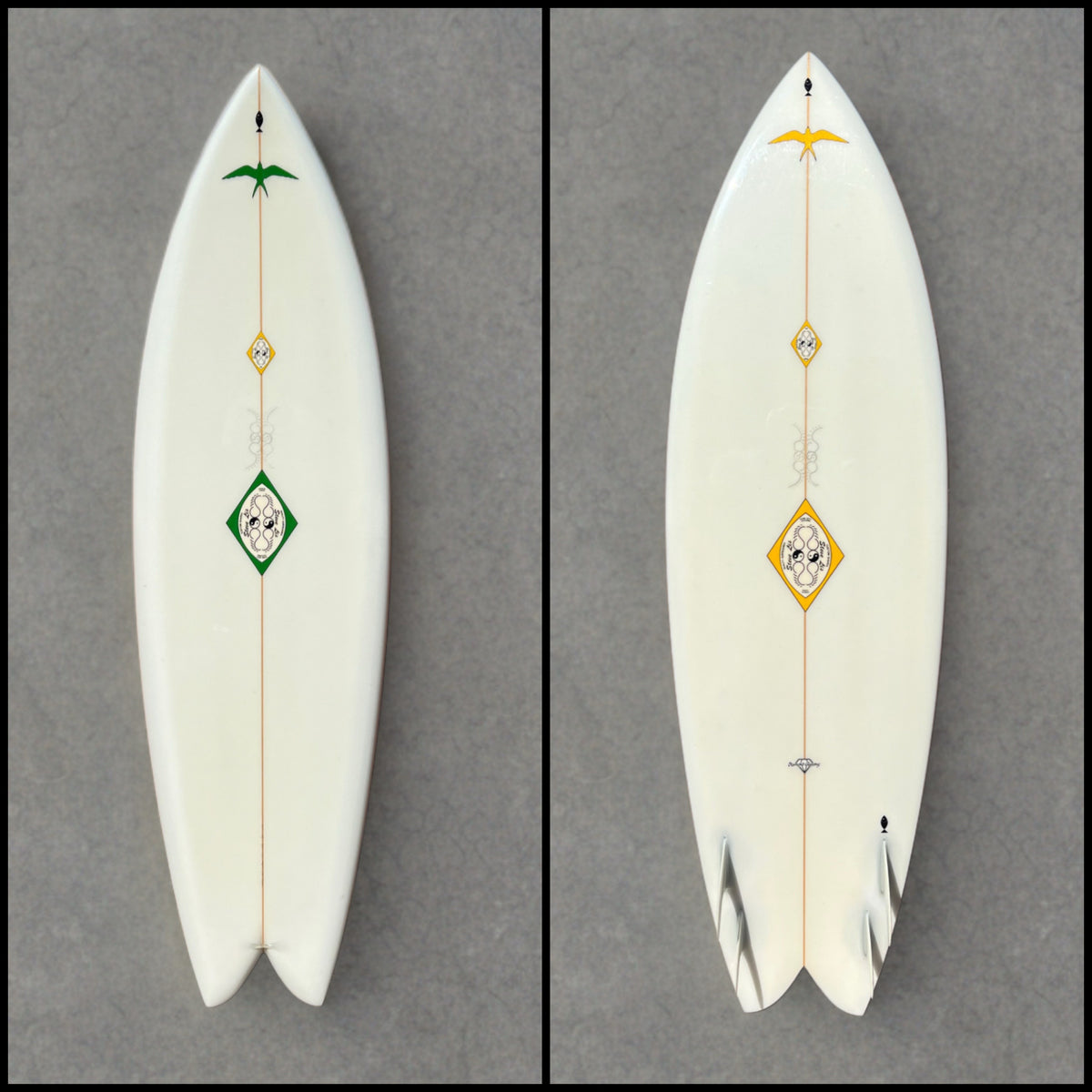 Stevie Lis 6’6” Hand-Shaped Quad Fish