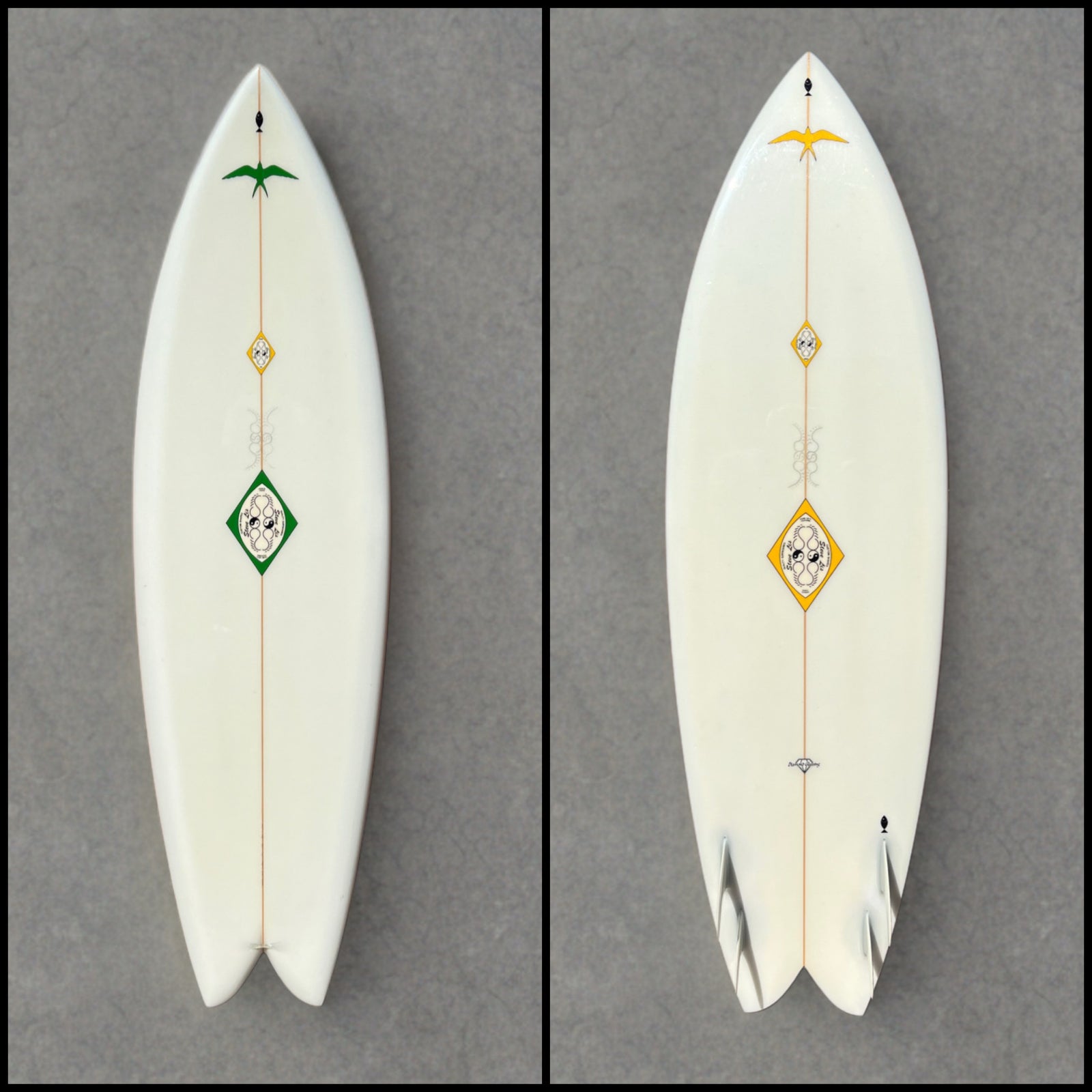 Stevie Lis 6’6” Hand-Shaped Quad Fish