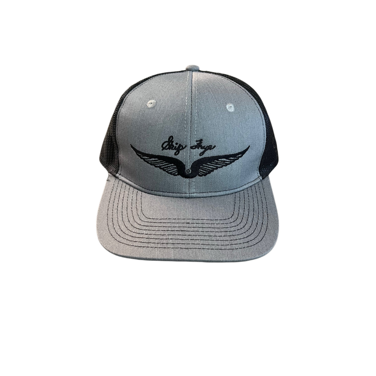 Skip Frye Trucker Hat - Grey Black