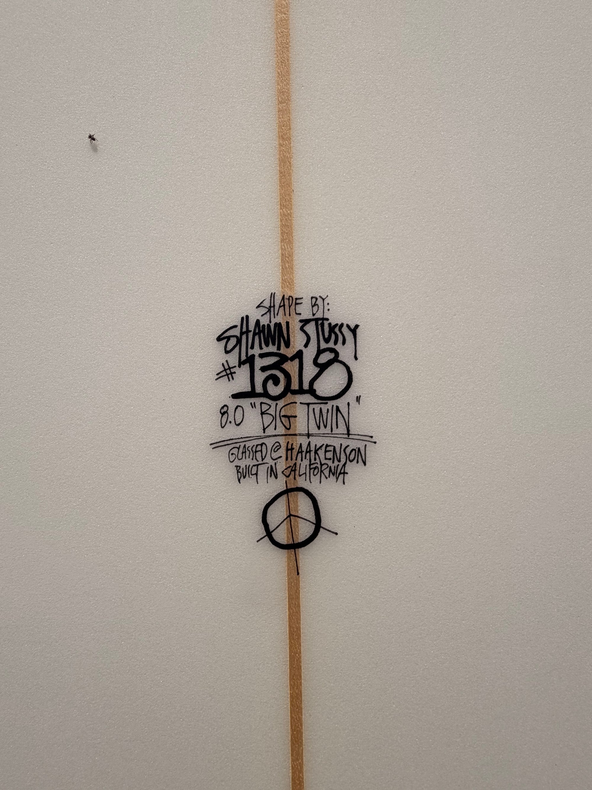 Shawn Stussy 8'0” #1318 Big Twin - The Surfboard Rack