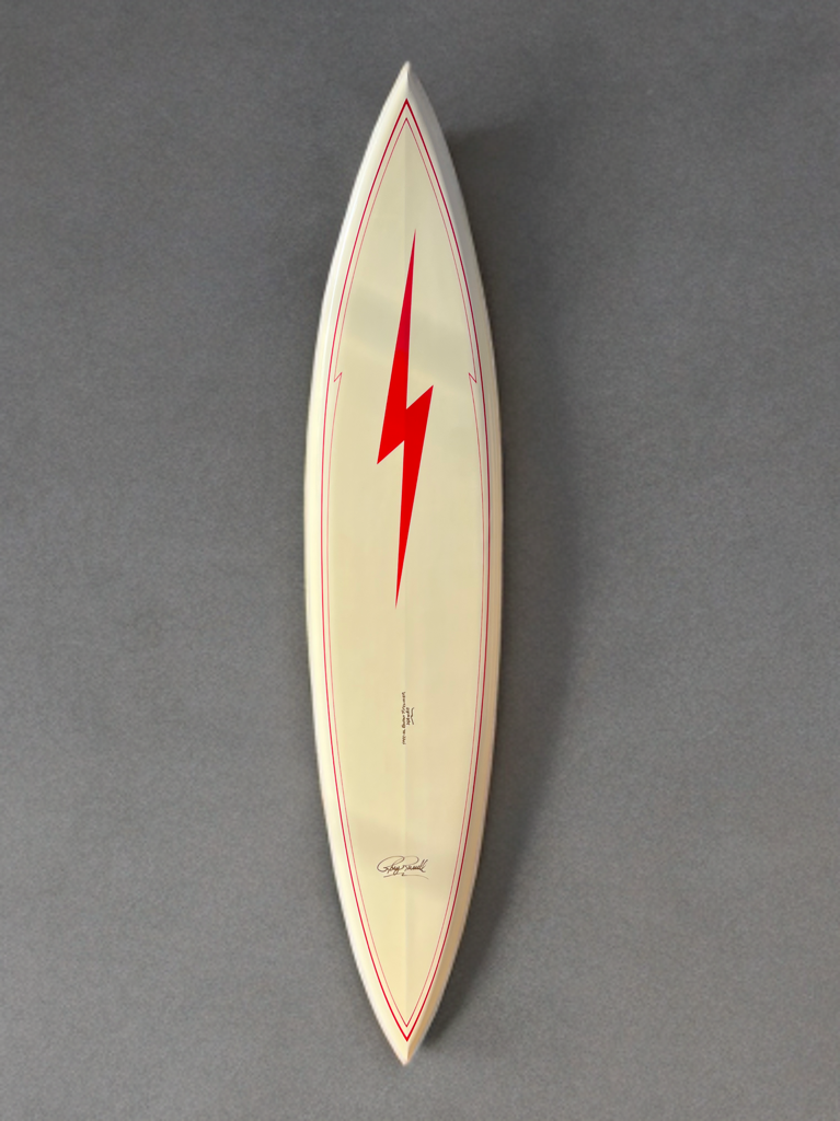 Rory Russell 7'6" Bolt Pipeliner -Rare White