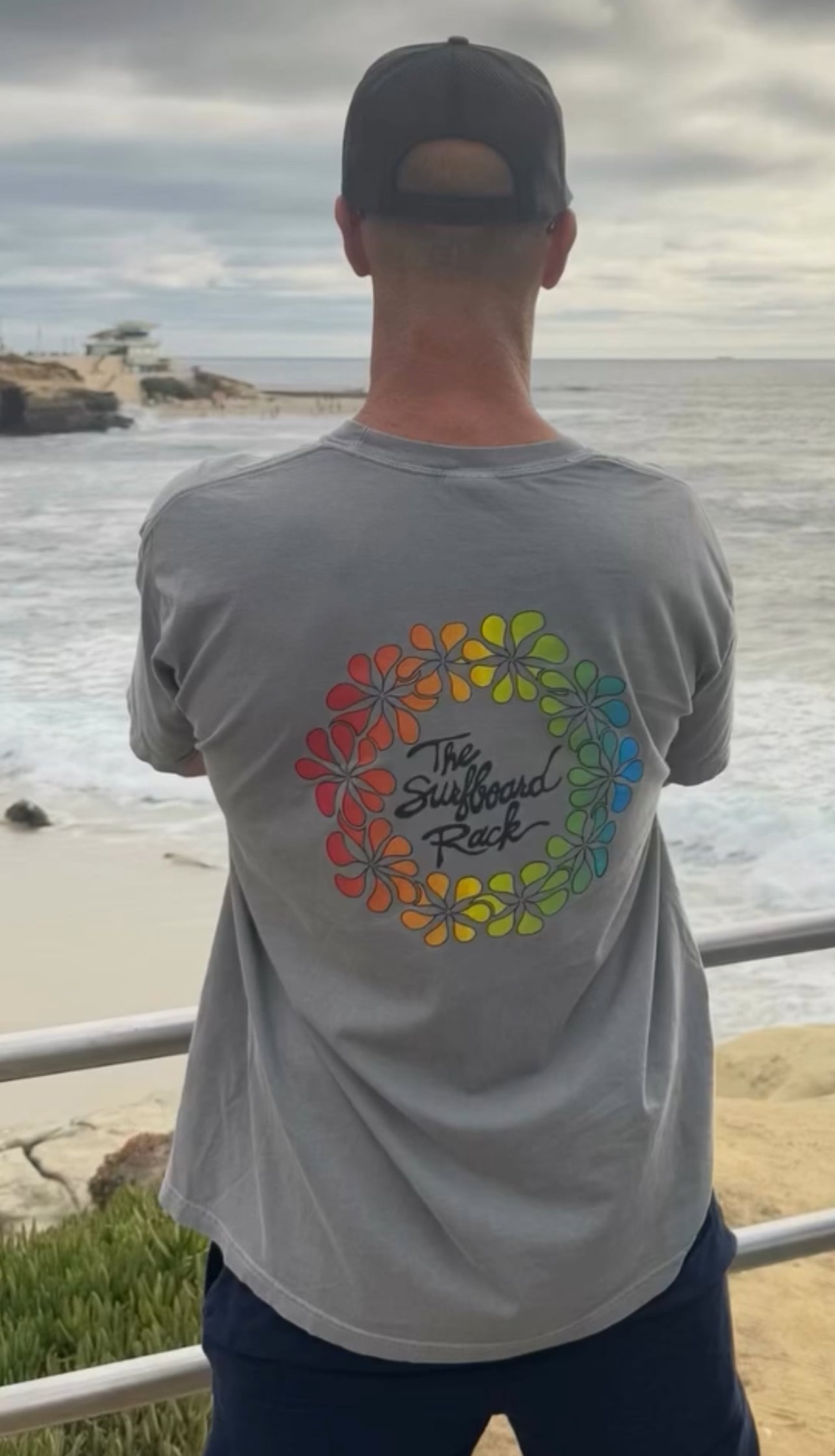 Acid Lei Tee - Smoke