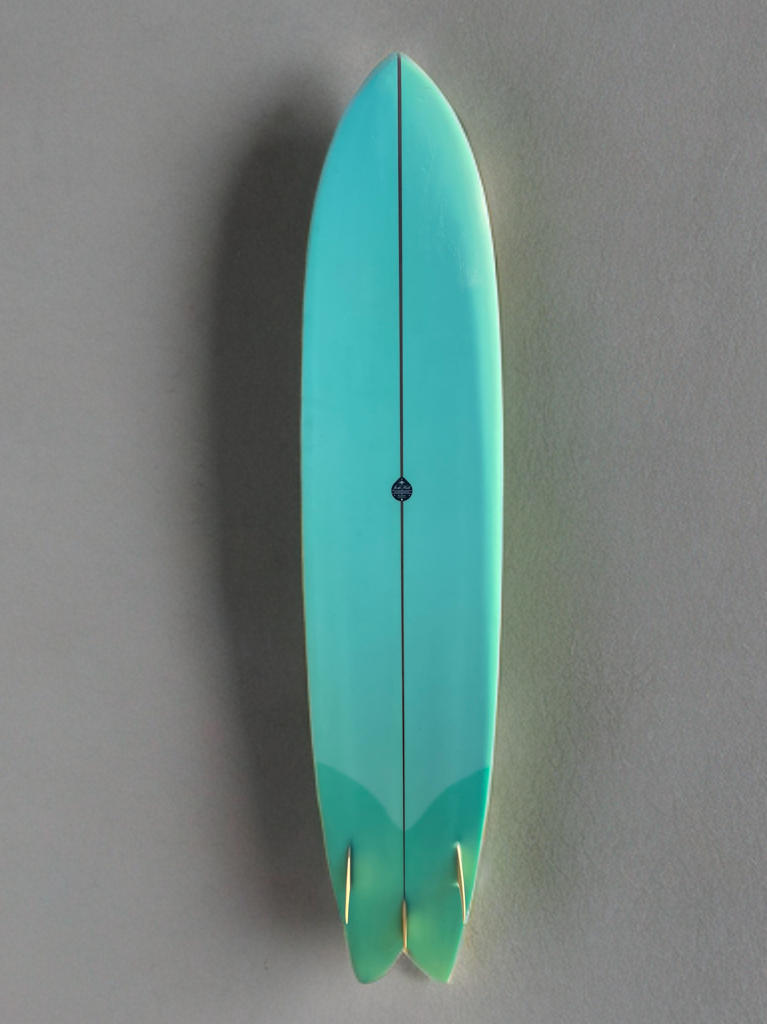 Used Josh Hall Fish Simmons Surfboard- 8’6”