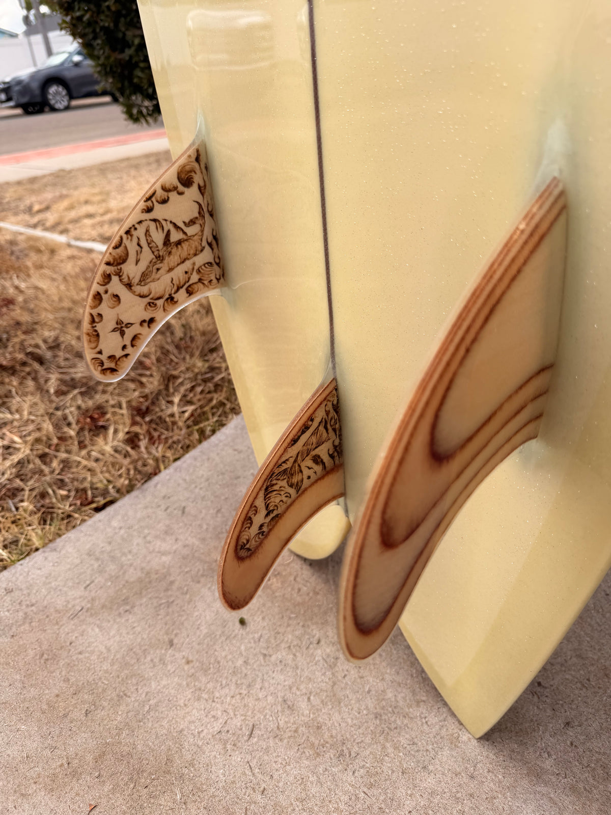 Michael Miller Surfboard 8’ Drifter  w/ Custom Fins