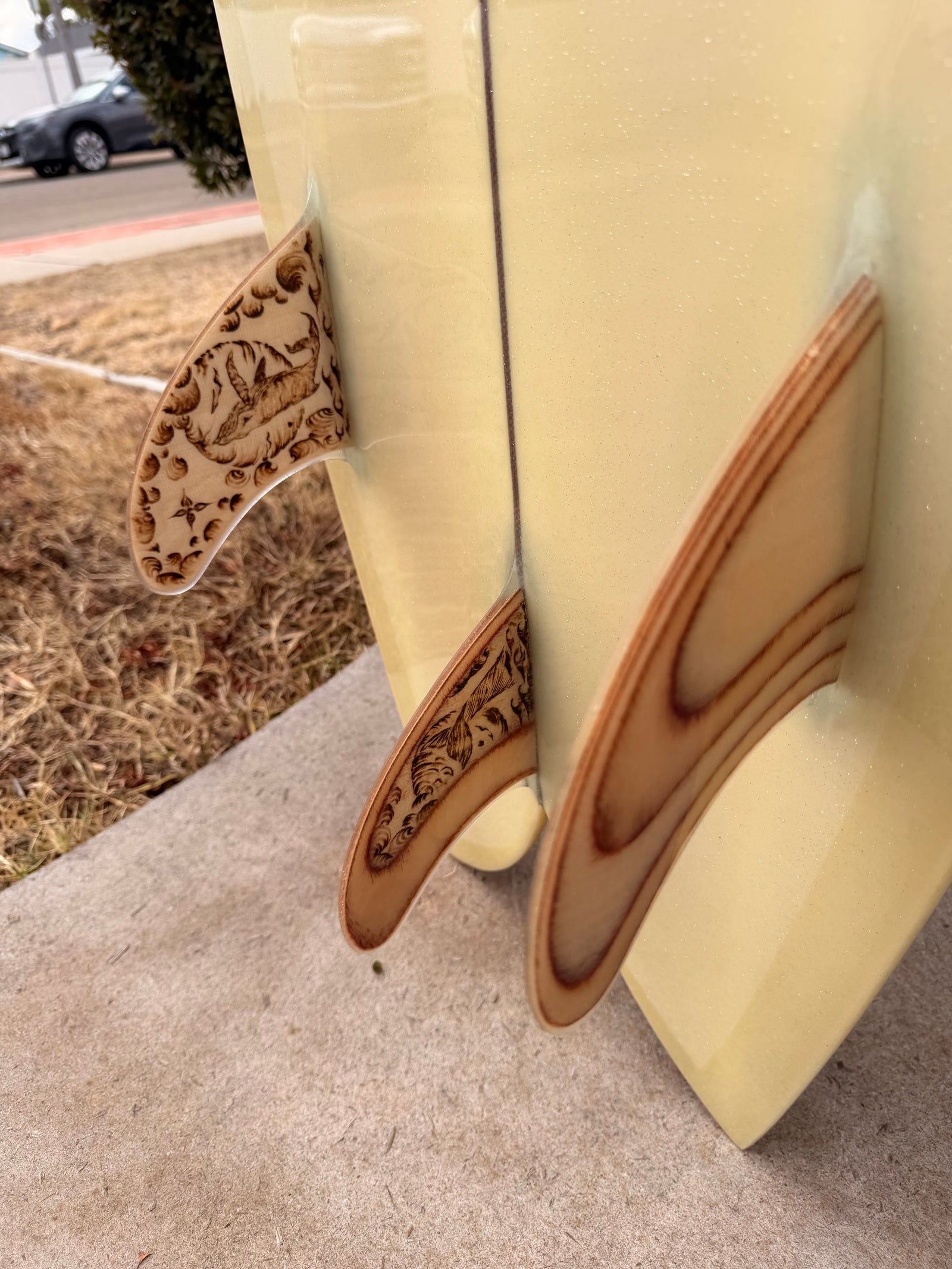 Michael Miller Surfboard 8’ Drifter  w/ Custom Fins