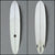 Roy Sanchez 9’6” Airstream Surfboard w/ Volan