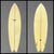 Skip Frye 5’11” Swish Surfboard