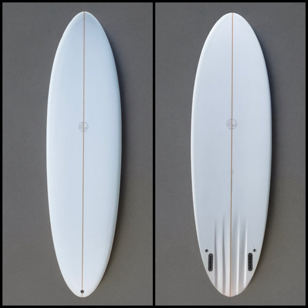 Mitsven 6'8” Twinzer Egg w/ Channels - The Surfboard Rack