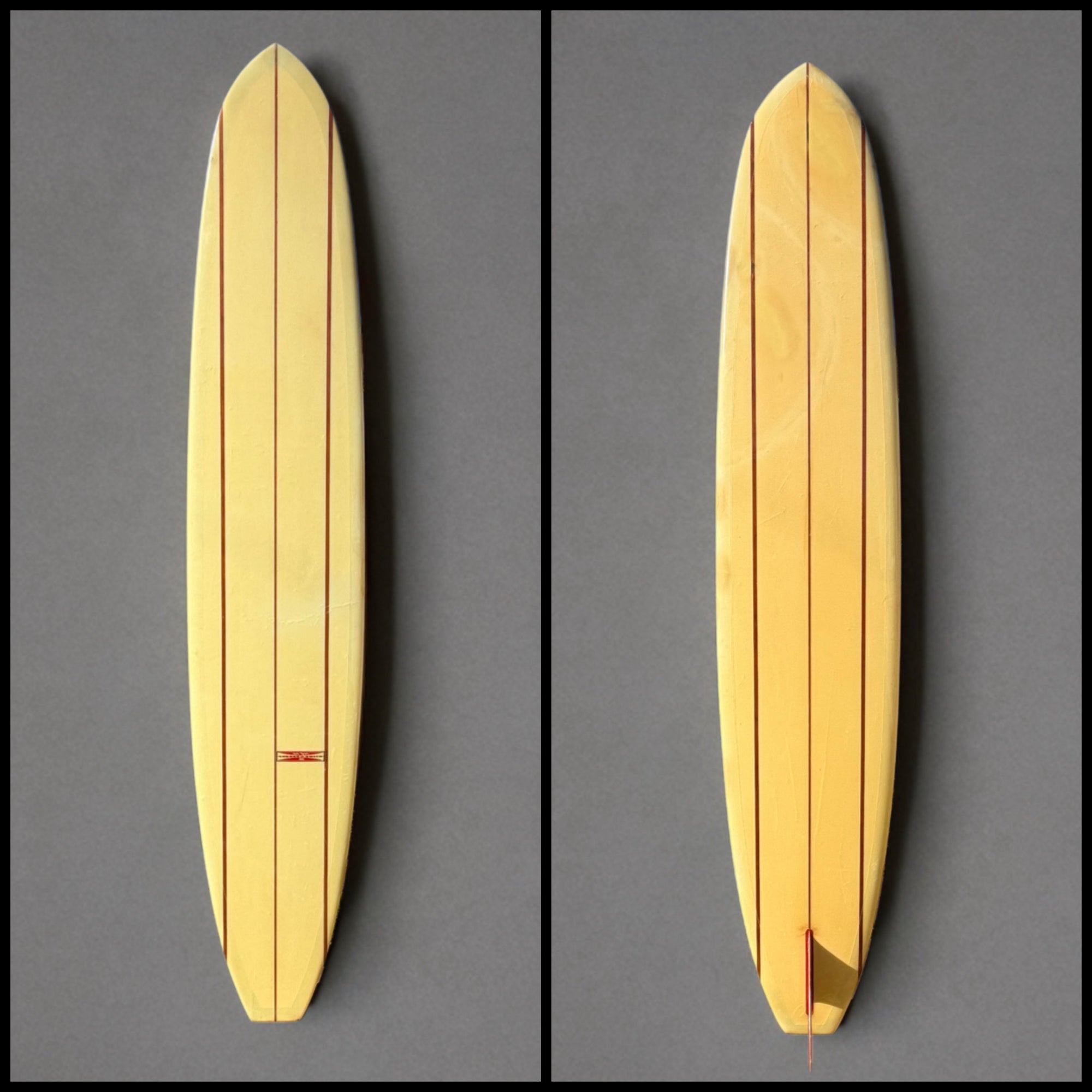 Gordon and Smith / Mike Hynson 9'10” Red Fin circa 1965 - The