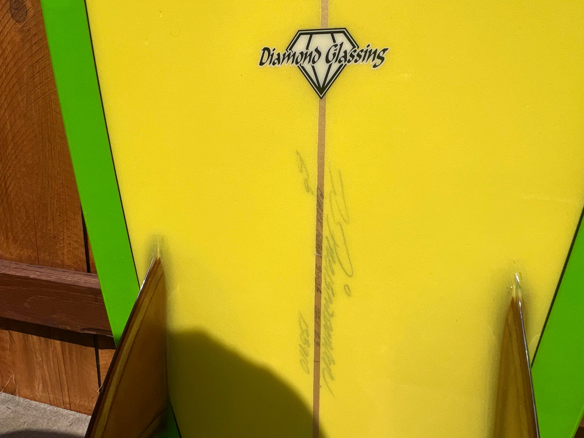 Rusty Preisendorfer 6’8” Fish with Glass on Wooden Keels