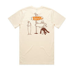 Andy Davis Locals Only Tee- Cream - The Surfboard Rack