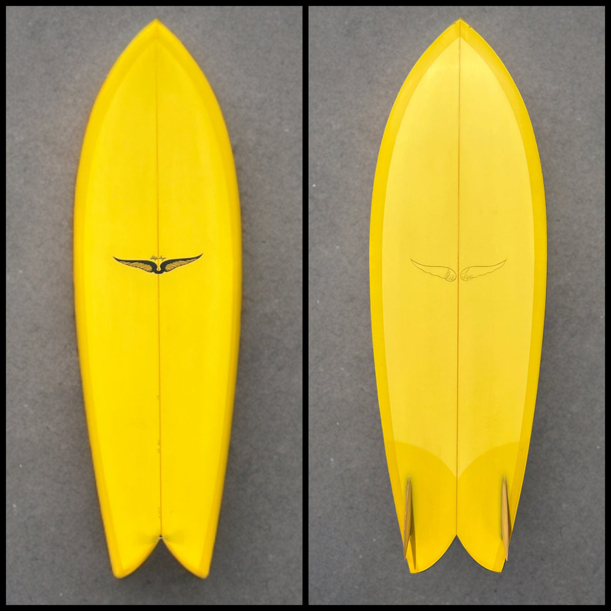 Skip Frye 5’8” Fish Surfboard