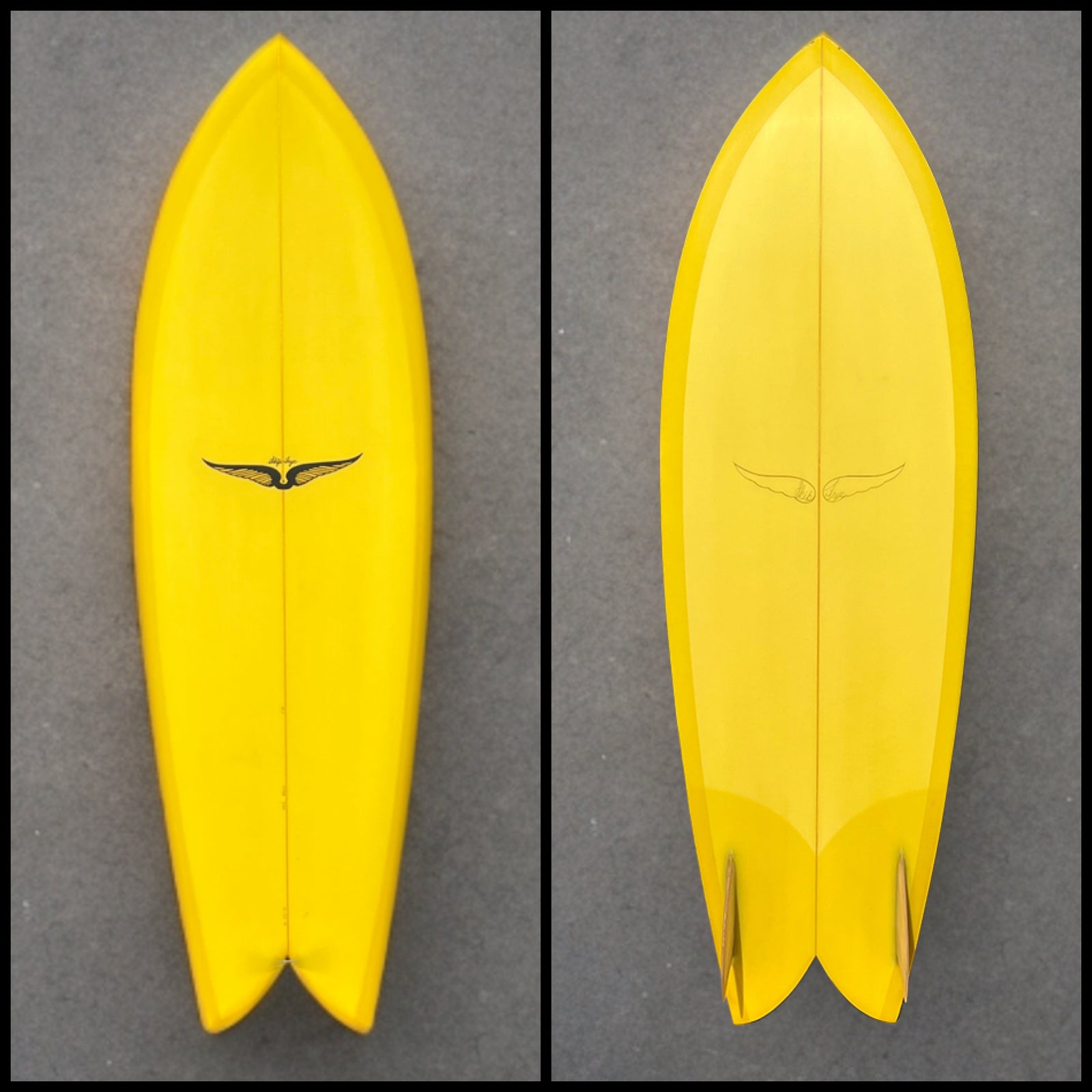 Skip Frye 5’8” Fish Surfboard