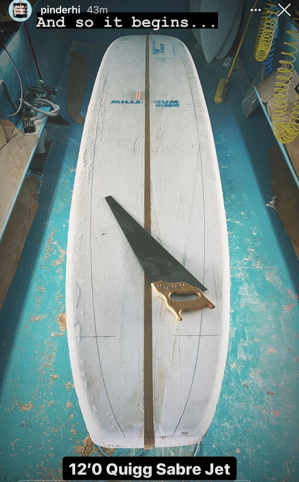 Todd Pinder 12’ Sabre Jet / Quigg Replica