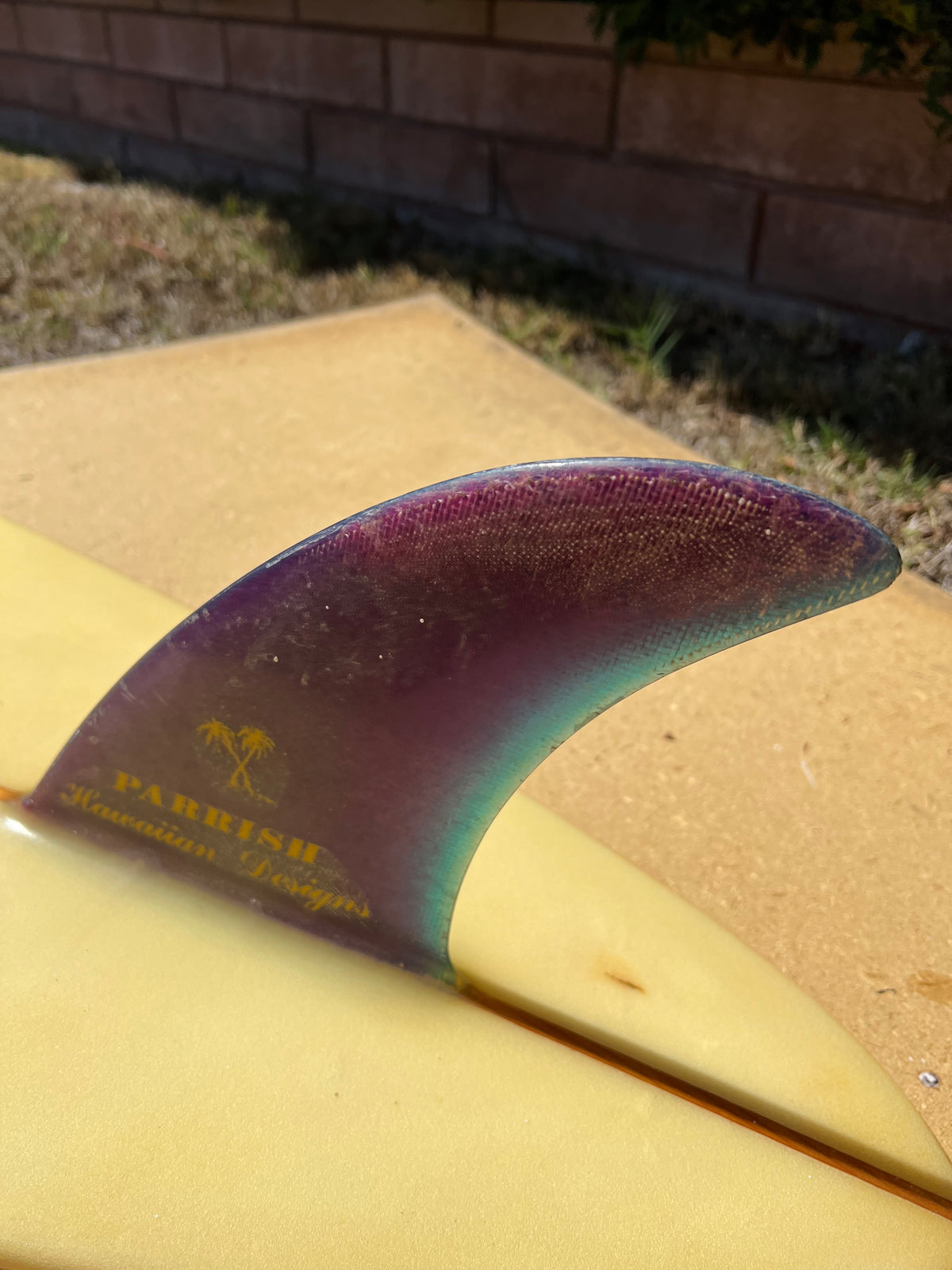 Tom Parrish 8’8”’ Gun All Original Circa 1974-75