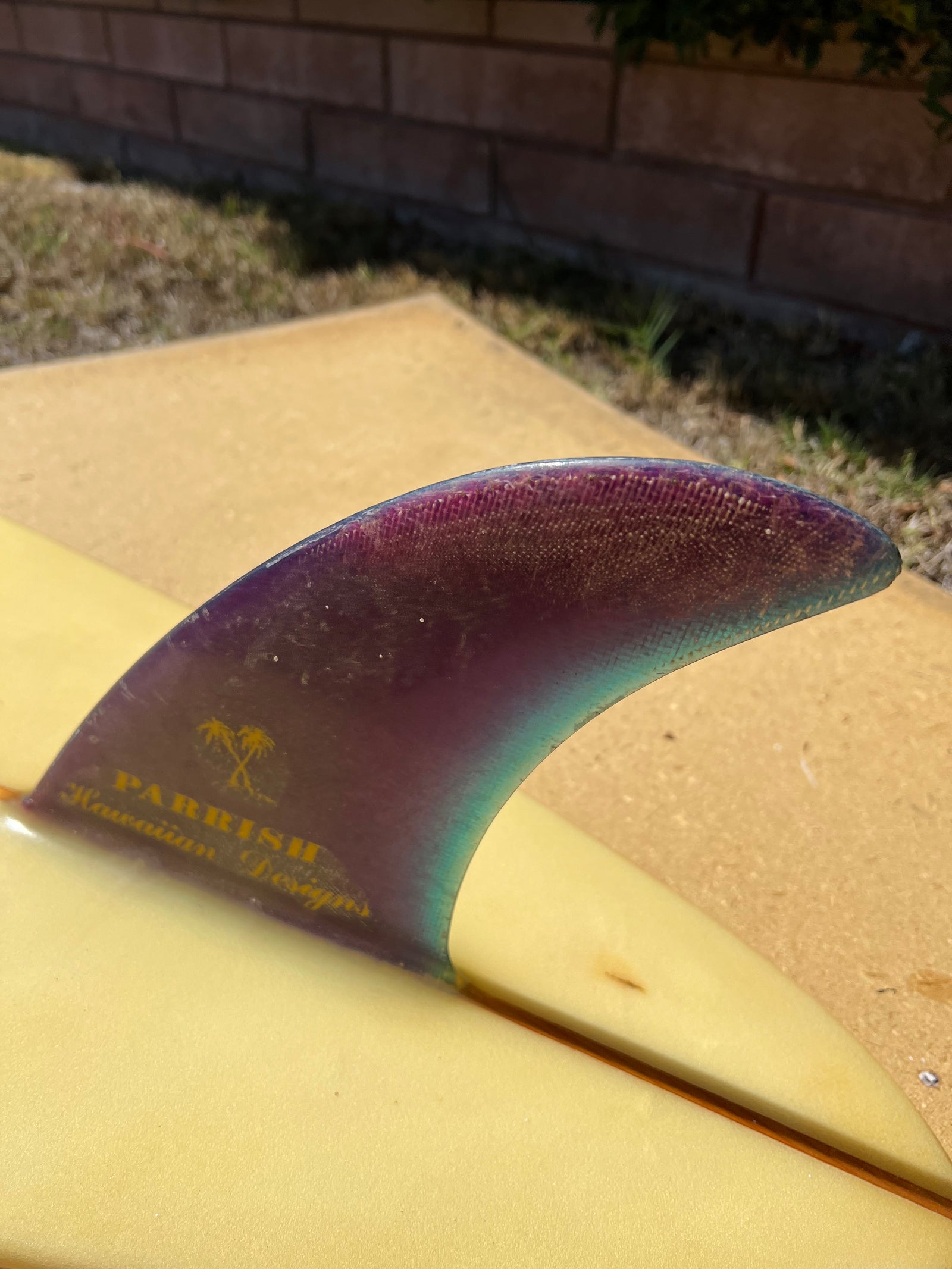 Tom Parrish 8’8”’ Gun All Original Circa 1974-75