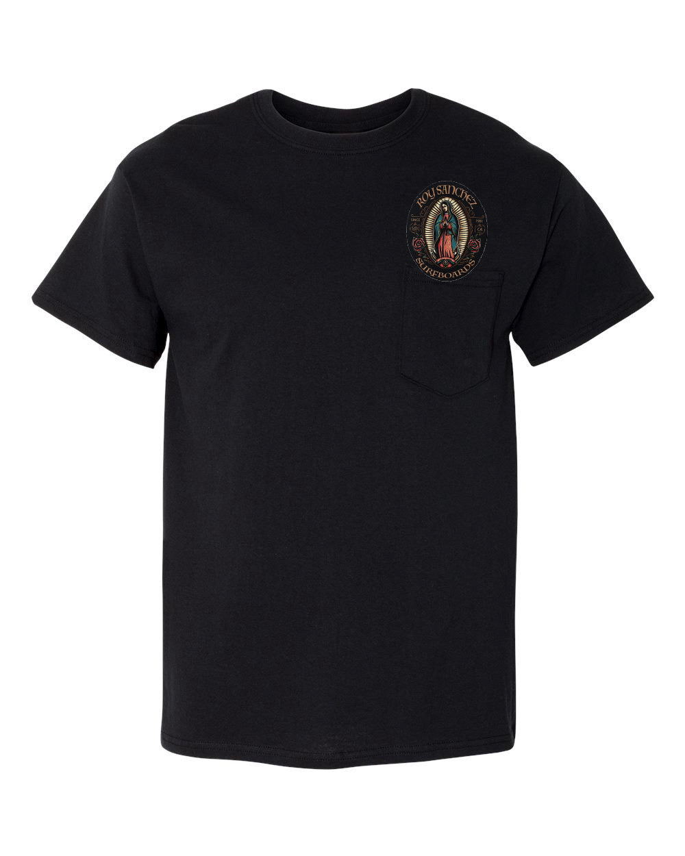 Roy Sanchez Surfboards Tee- Black