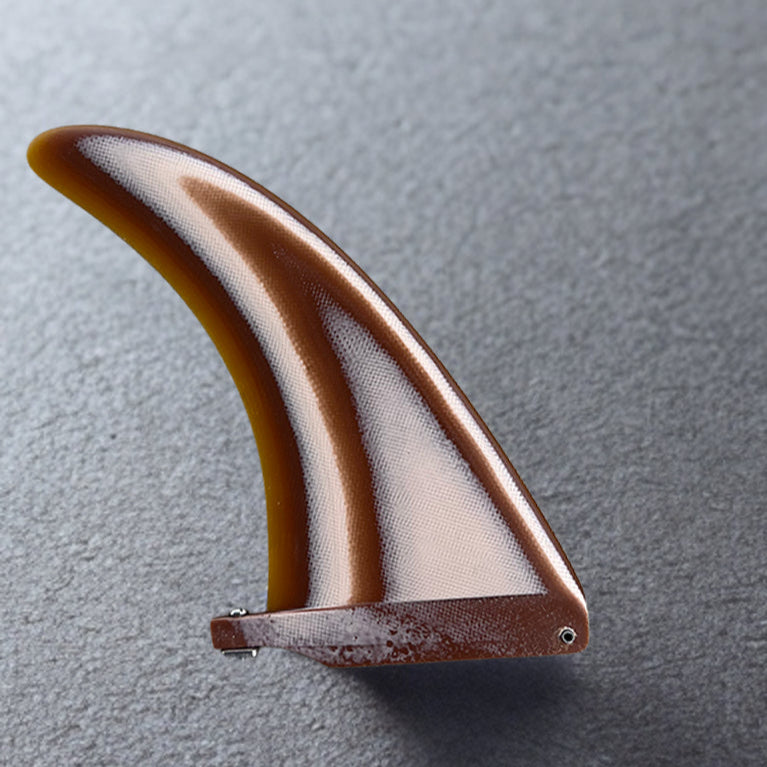 Illuminate Fins - 8” Skip Single brown - The Surfboard Rack
