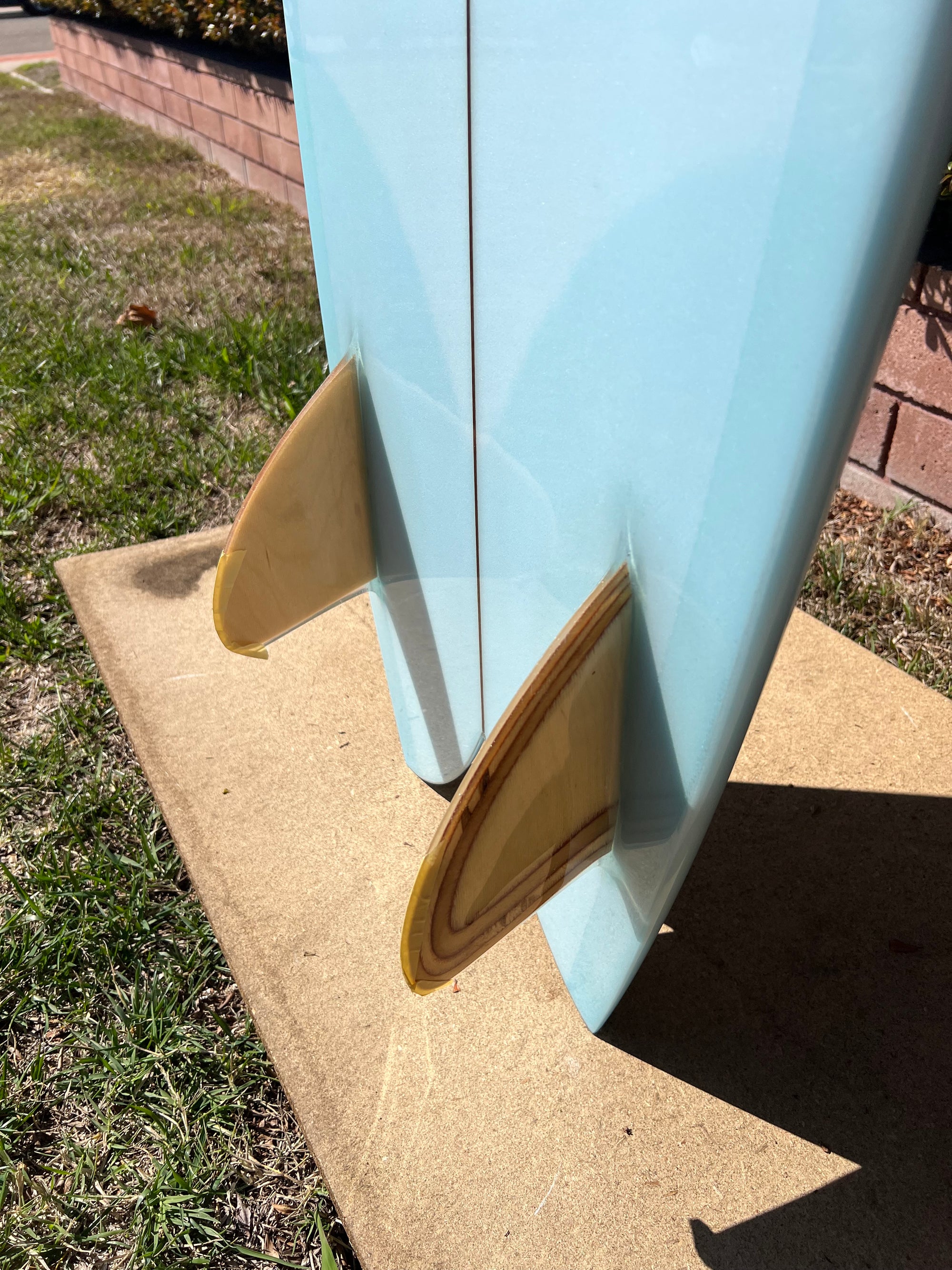 Roy Sanchez 5'6" Fish Surfboard- Ice Blue Tint