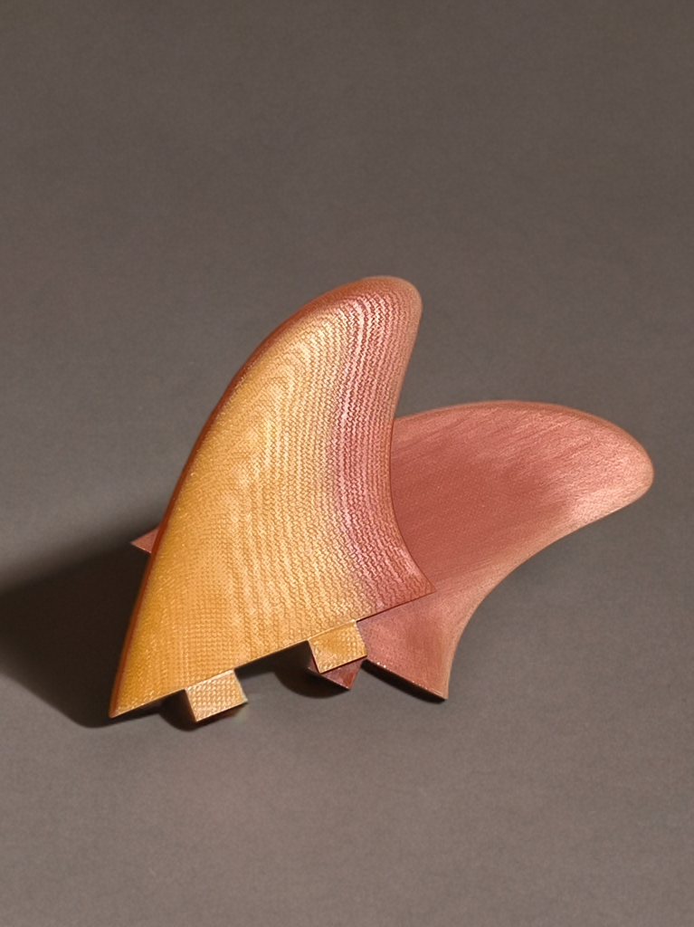 Illuminate Fins - Sunset Tint Twin Keels FCS