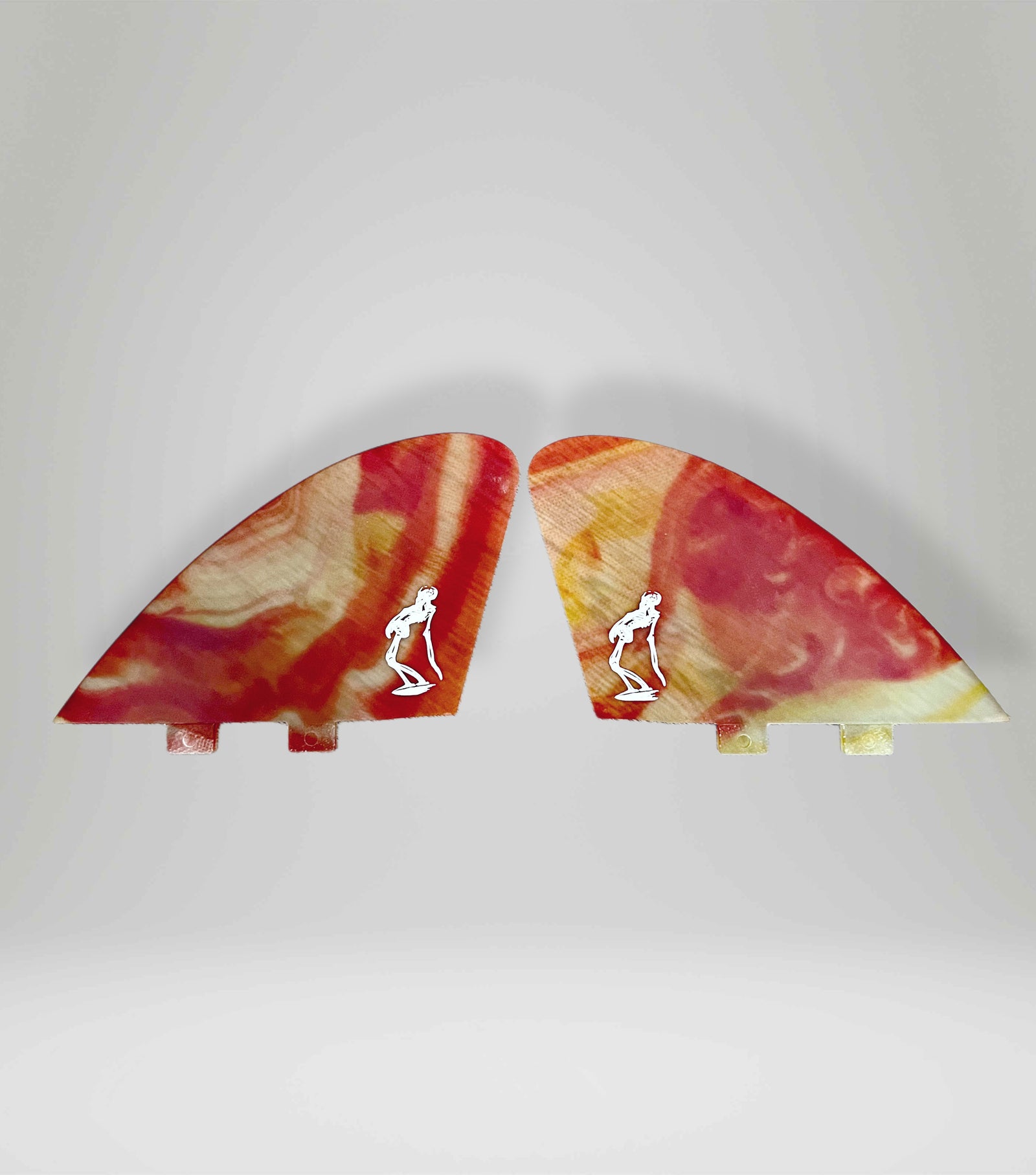 Skeleton Crew Slant backs- Abstract Red 5”x 7”