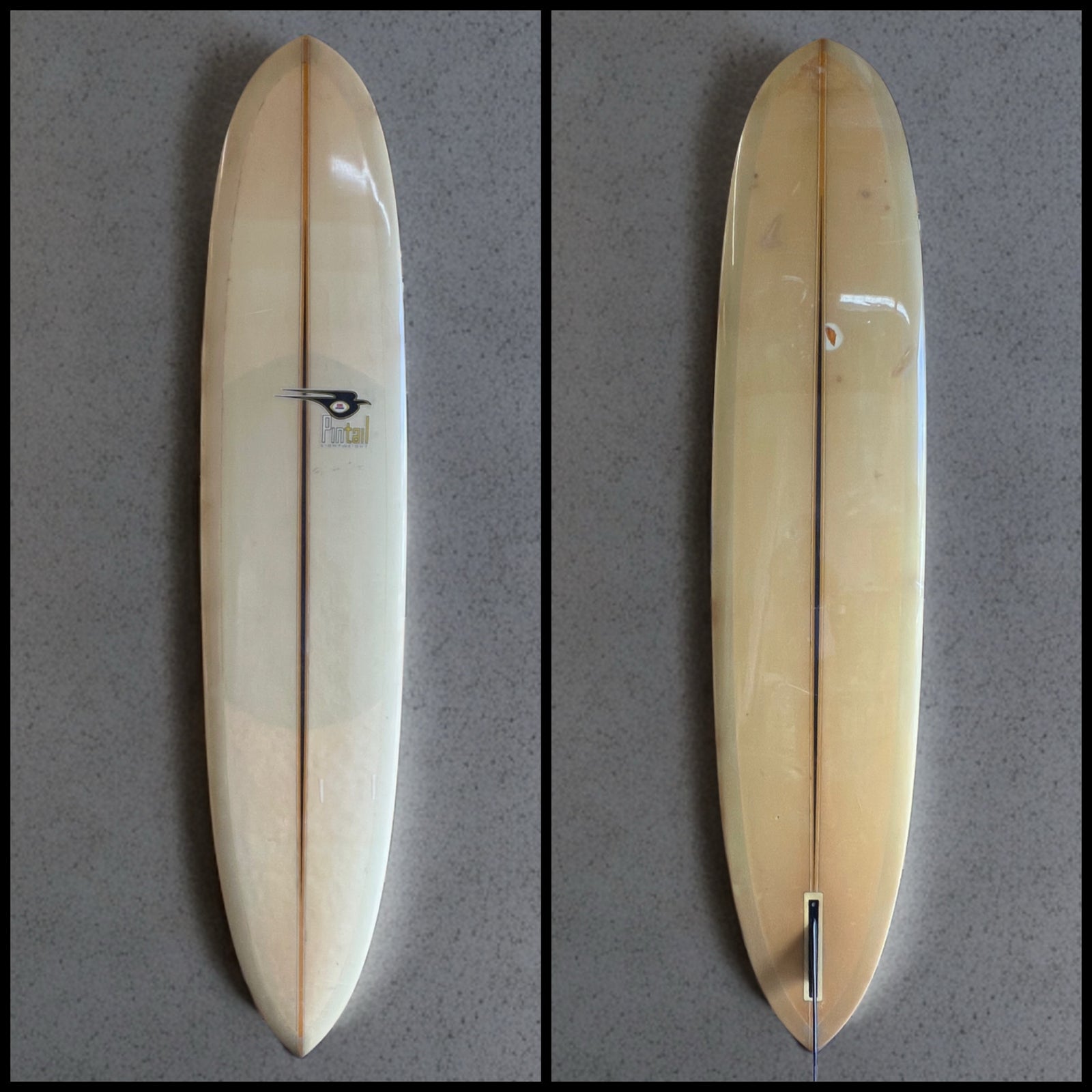 Bing Lightweight Pintail surfboard from Rusty Preisendorfers personal collection
