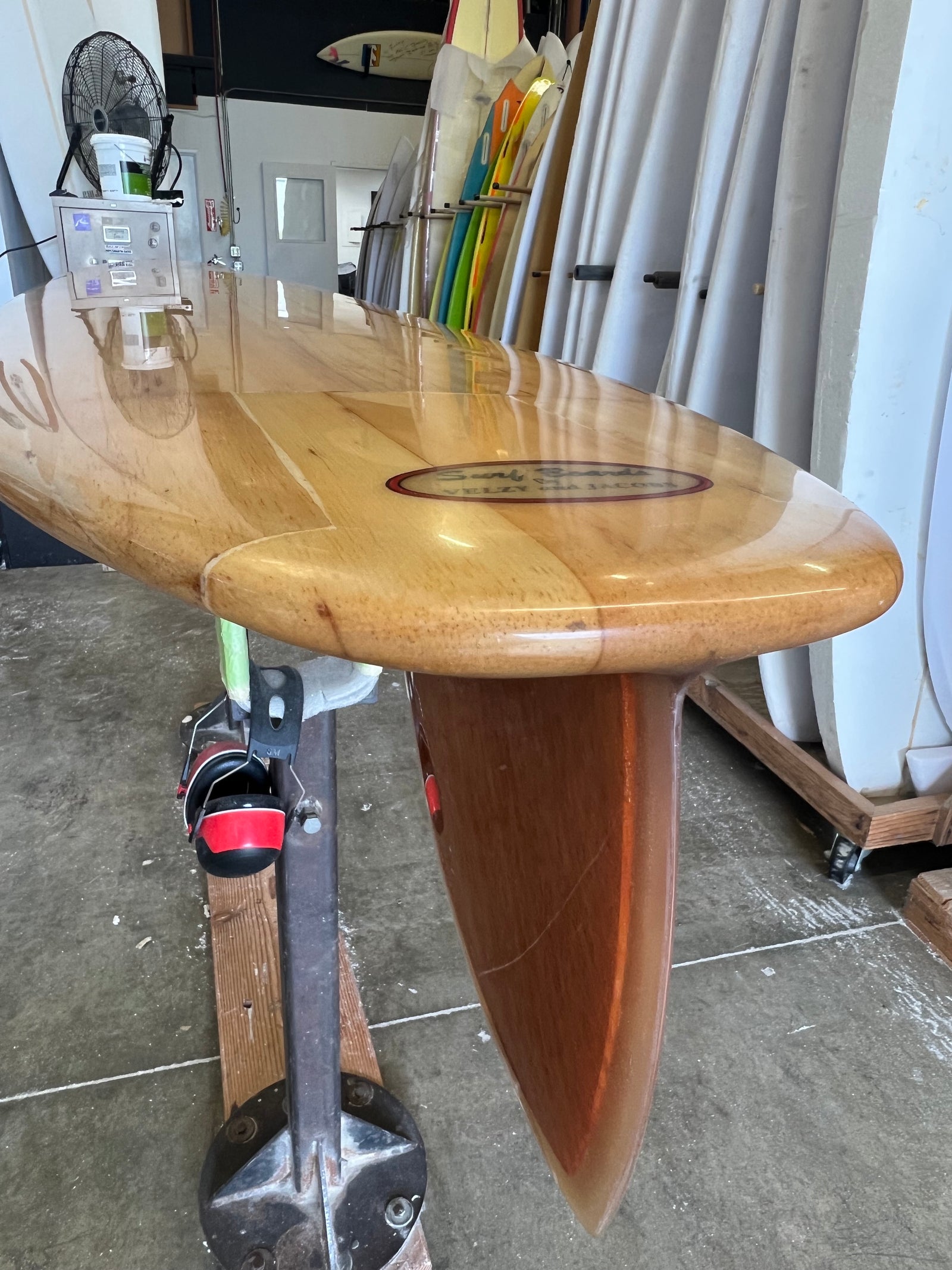 Velzy Jacobs 9’2” Balsa Chip from Rusty Preisendorfers Personal Collection