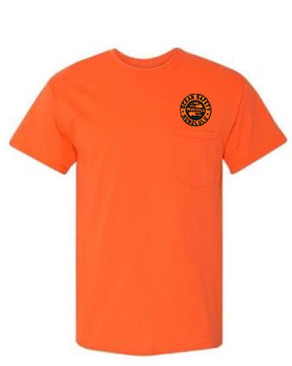 Butch Van Artsdalen tee- Safety Orange