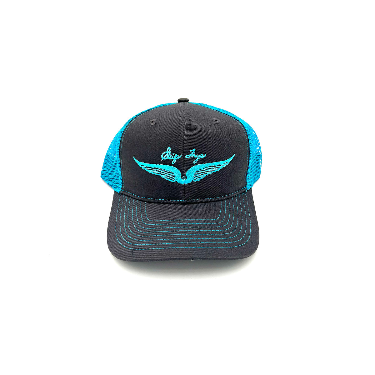 Skip Frye Trucker Hat - Grey Teal