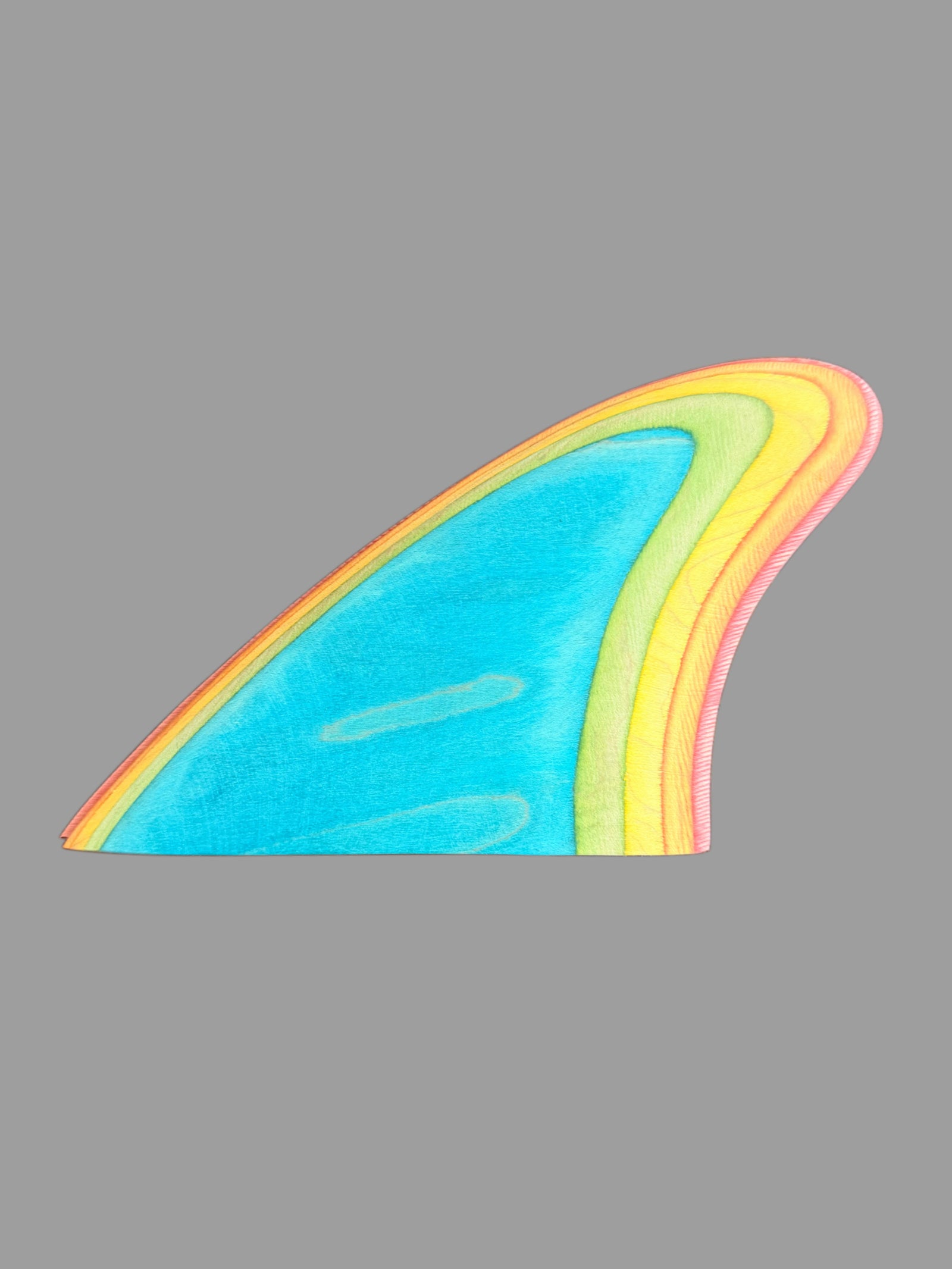 Danny DiCola Custom Keel Fins- blue