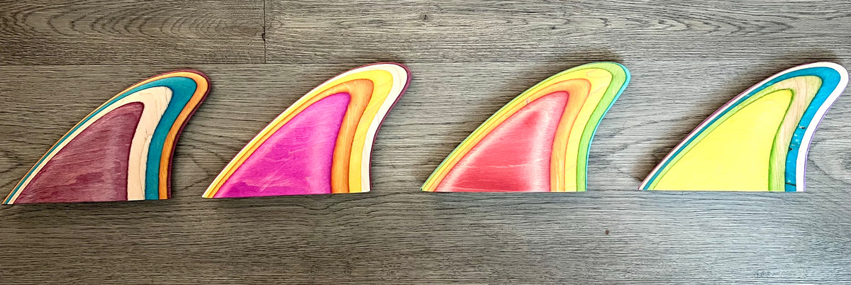 Danny DiCola Custom Keel Fins- Yellow