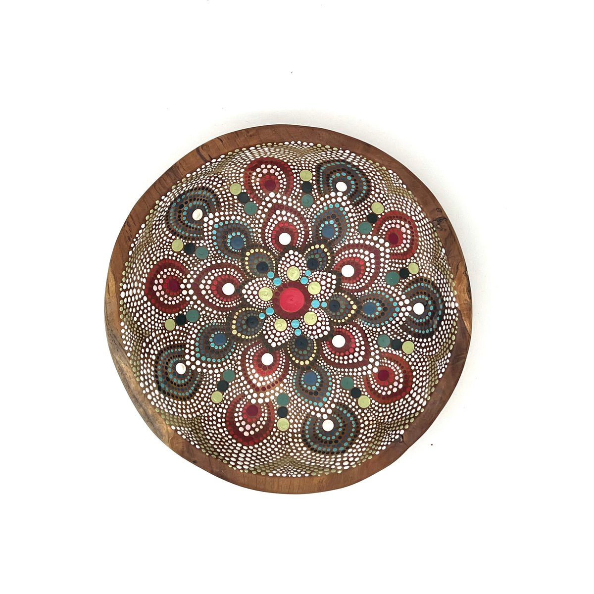 &quot;Kaleidoscope&quot; Reclaimed Teak Bowl