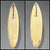 6'6" Al Merrick Surfboard 1985