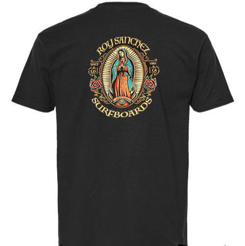 Roy Sanchez Surfboards Tee- Black