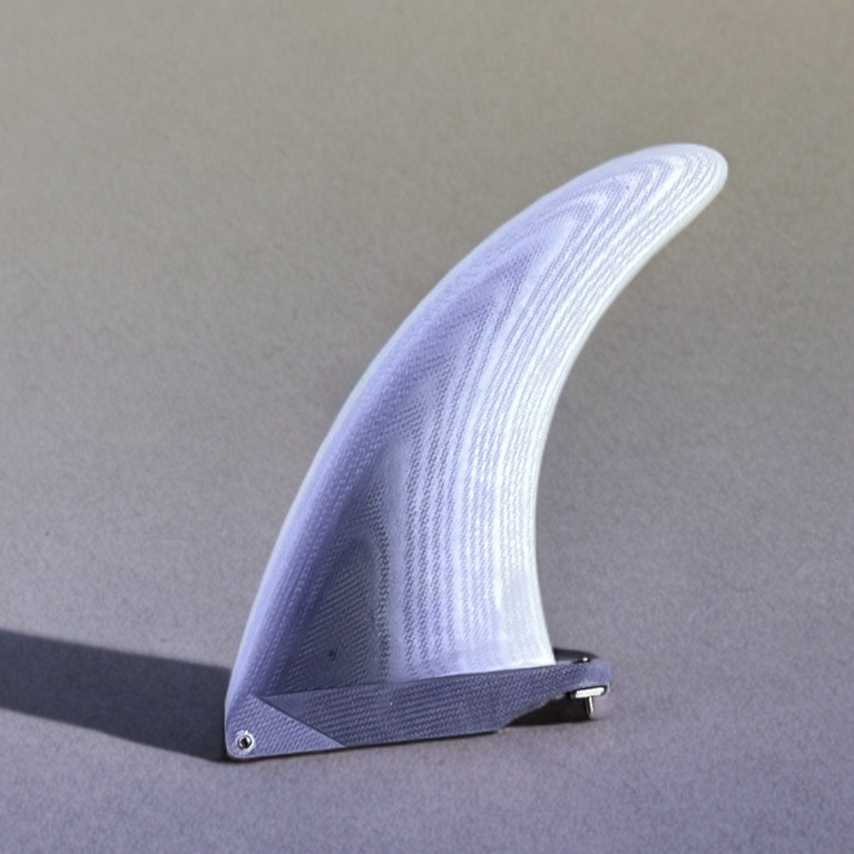 Illuminate Fins - 8” Skip Single purple fade
