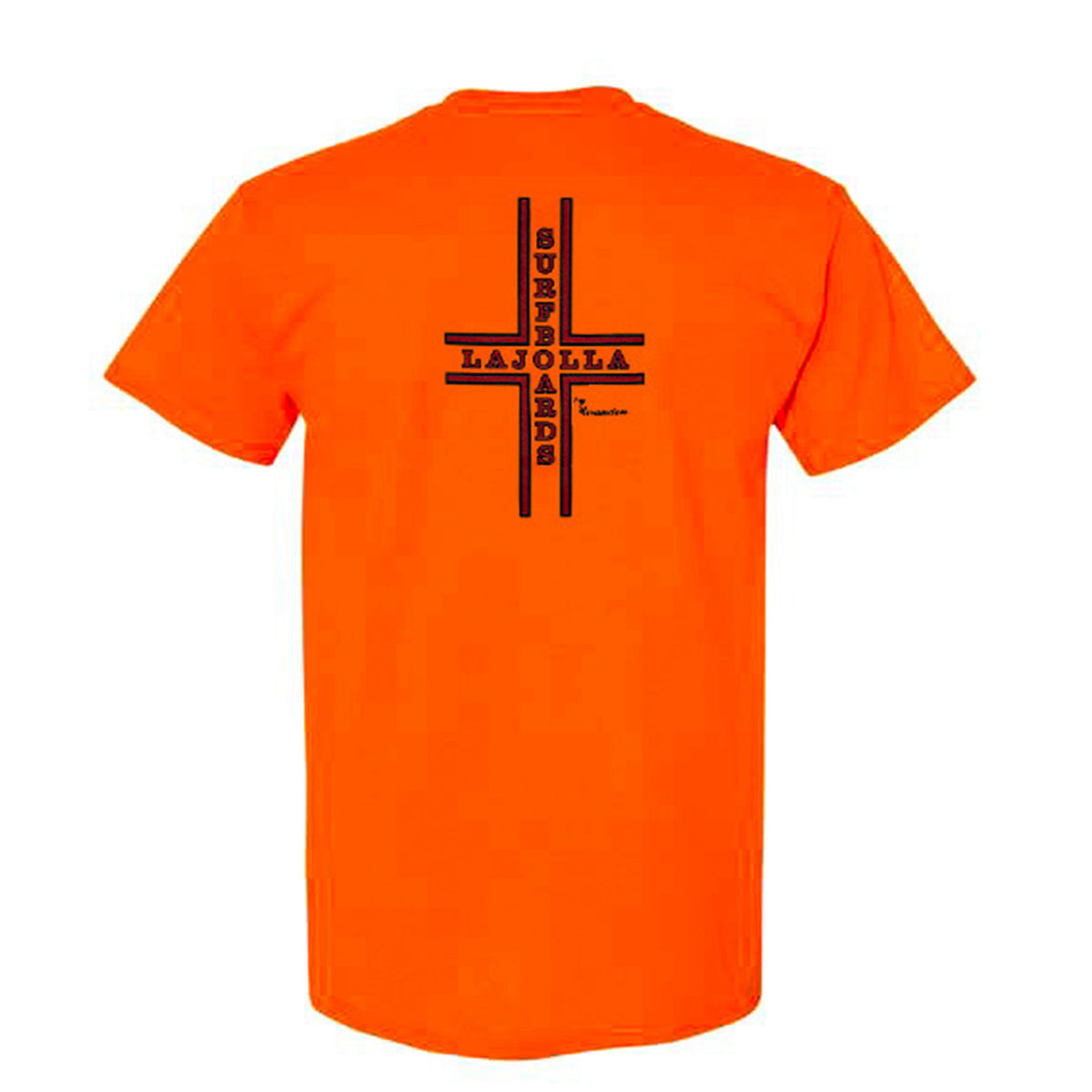 Surfboards La Jolla Tee - Orange